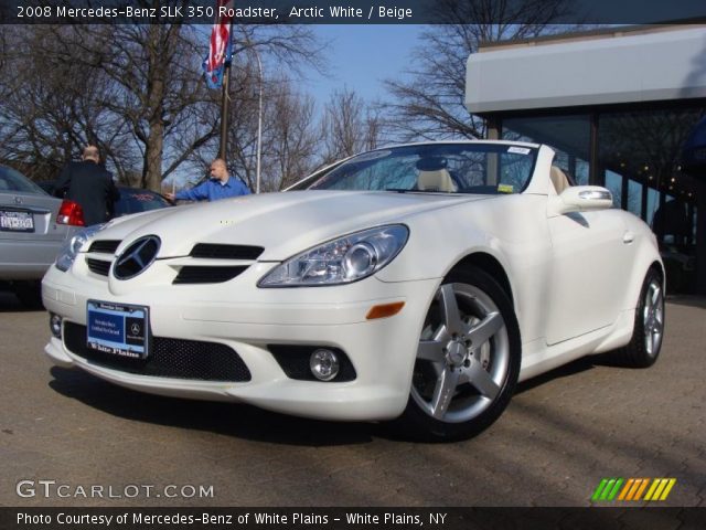 2008 Mercedes-Benz SLK 350 Roadster in Arctic White