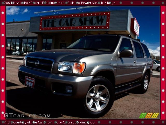 2004 Nissan Pathfinder LE Platinum 4x4 in Polished Pewter Metallic