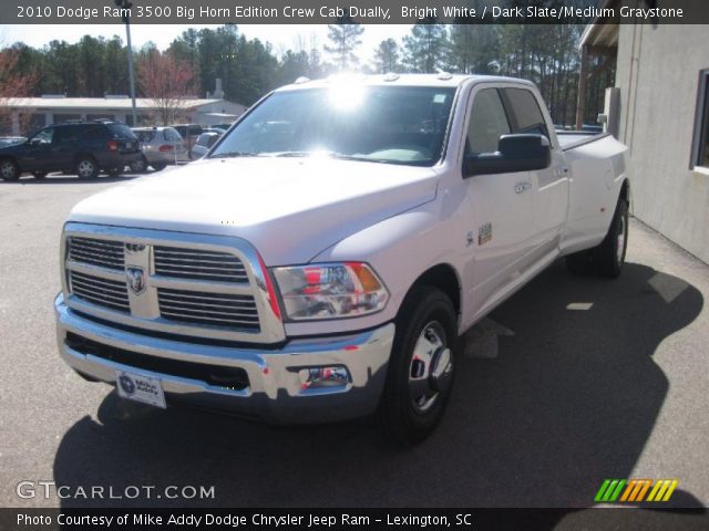 2010 Dodge Ram 3500 Big Horn Edition Crew Cab Dually in Bright White