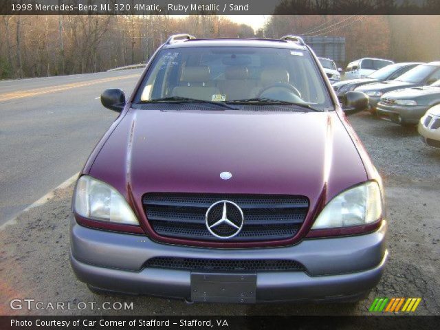 1998 Mercedes-Benz ML 320 4Matic in Ruby Metallic