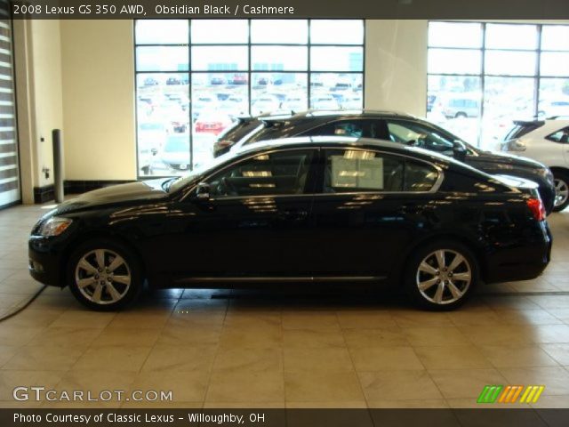 2008 Lexus GS 350 AWD in Obsidian Black