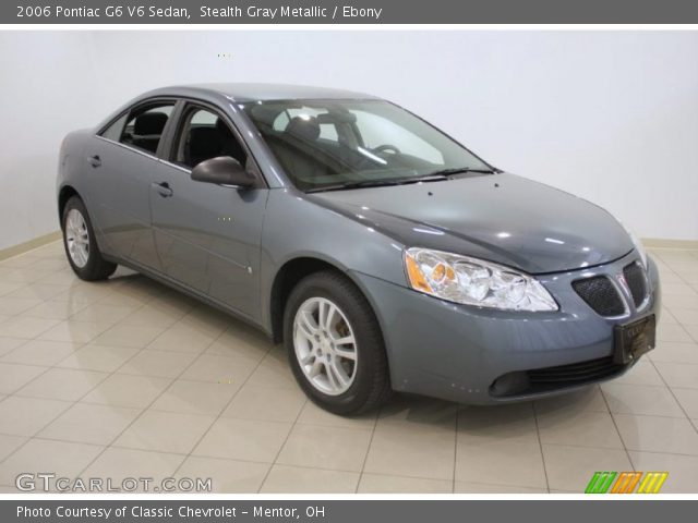 2006 Pontiac G6 V6 Sedan in Stealth Gray Metallic