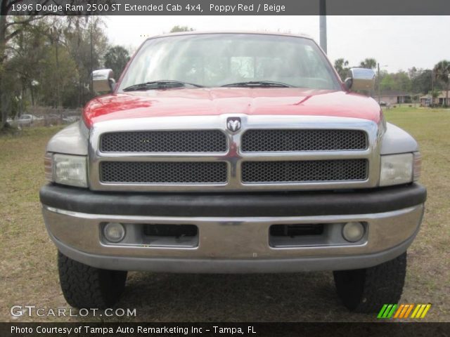 1996 Dodge Ram 2500 ST Extended Cab 4x4 in Poppy Red