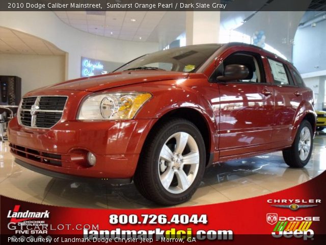 2010 Dodge Caliber Mainstreet in Sunburst Orange Pearl