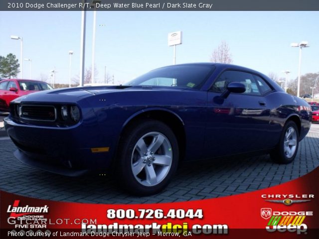 2010 Dodge Challenger R/T in Deep Water Blue Pearl