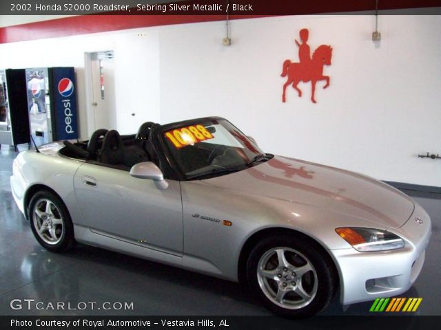 2002 Honda S2000 Roadster in Sebring Silver Metallic