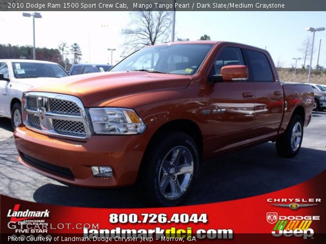 2010 Dodge Ram 1500 Sport Crew Cab in Mango Tango Pearl