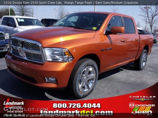 2010 Dodge Ram 1500 Sport Crew Cab in Mango Tango Pearl