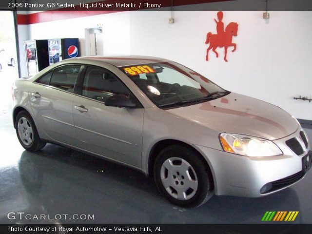 2006 Pontiac G6 Sedan in Liquid Silver Metallic