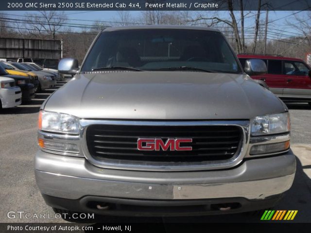 2000 GMC Sierra 2500 SLE Extended Cab 4x4 in Pewter Metallic