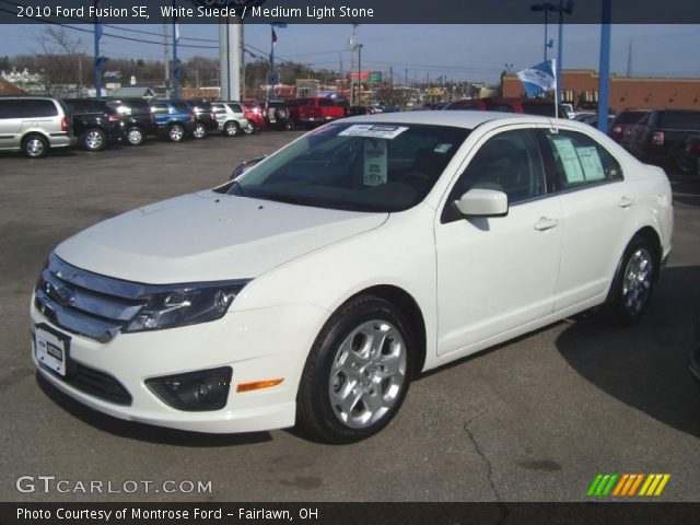 2010 Ford Fusion SE in White Suede