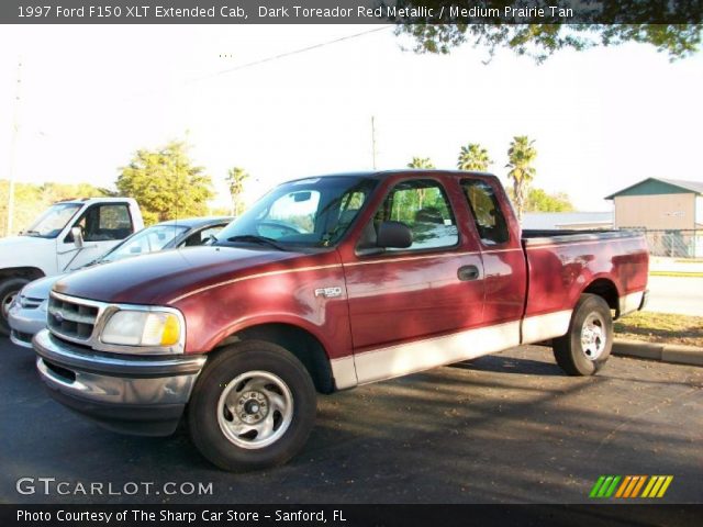 1997 Ford F150 XLT Extended Cab in Dark Toreador Red Metallic