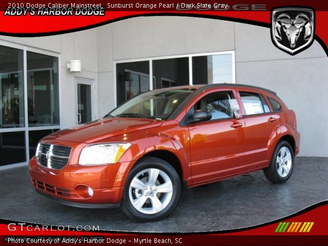 2010 Dodge Caliber Mainstreet in Sunburst Orange Pearl