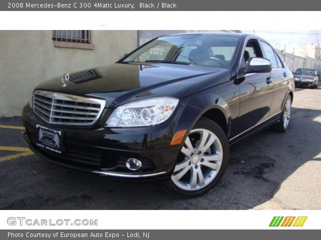 2008 Mercedes-Benz C 300 4Matic Luxury in Black