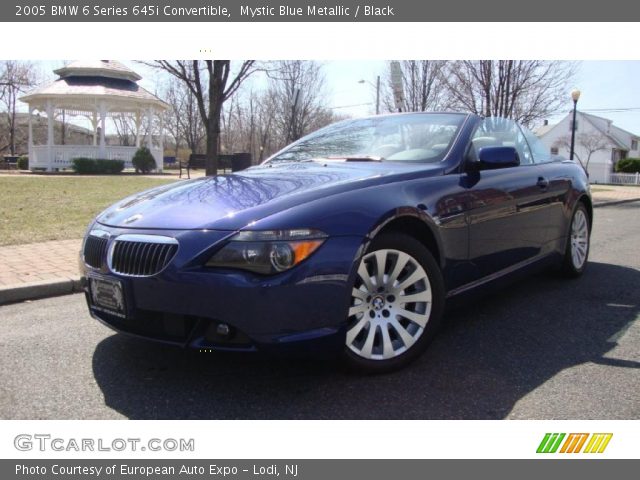 2005 BMW 6 Series 645i Convertible in Mystic Blue Metallic