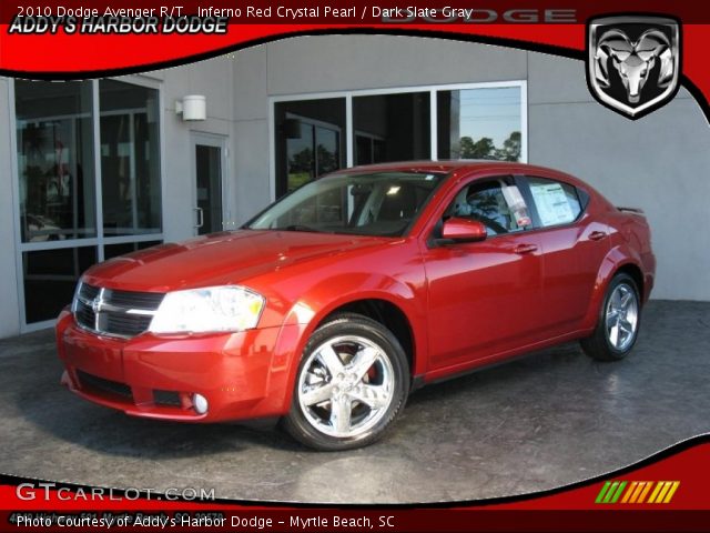 2010 Dodge Avenger R/T in Inferno Red Crystal Pearl
