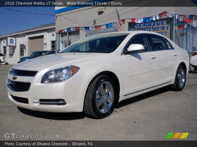 2010 Chevrolet Malibu LT Sedan in White Diamond Tricoat