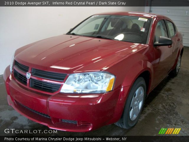 2010 Dodge Avenger SXT in Inferno Red Crystal Pearl