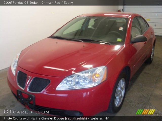 2006 Pontiac G6 Sedan in Crimson Red