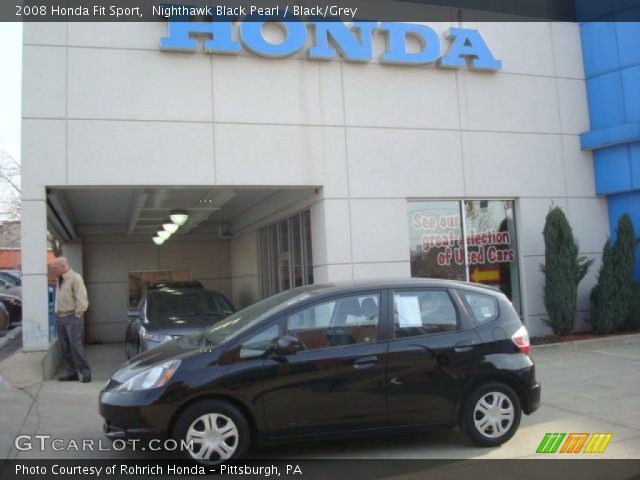 2008 Honda Fit Sport in Nighthawk Black Pearl