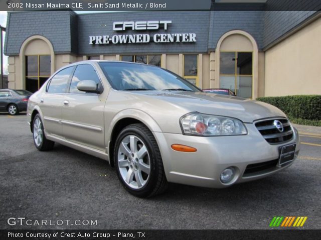 2002 Nissan Maxima GLE in Sunlit Sand Metallic