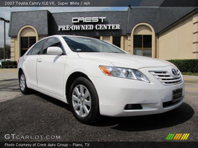 2007 Toyota Camry XLE V6 in Super White