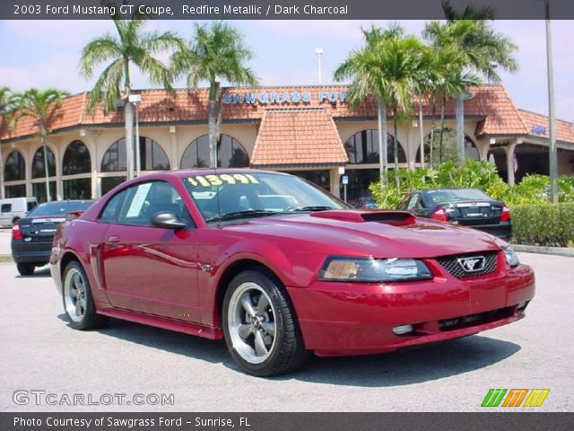 2003 Ford Mustang GT Coupe in Redfire Metallic