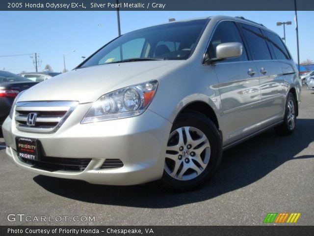 2005 Honda Odyssey EX-L in Silver Pearl Metallic