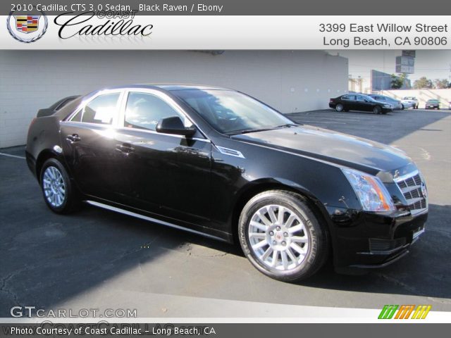 2010 Cadillac CTS 3.0 Sedan in Black Raven