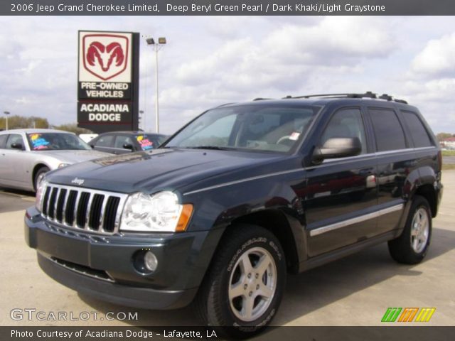 2006 Jeep Grand Cherokee Limited in Deep Beryl Green Pearl