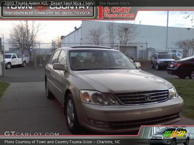 2003 Toyota Avalon XLS in Desert Sand Mica