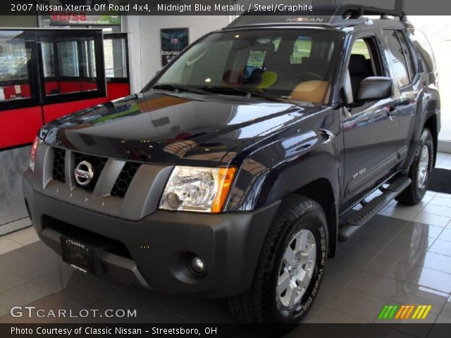 2007 Nissan Xterra Off Road 4x4 in Midnight Blue Metallic