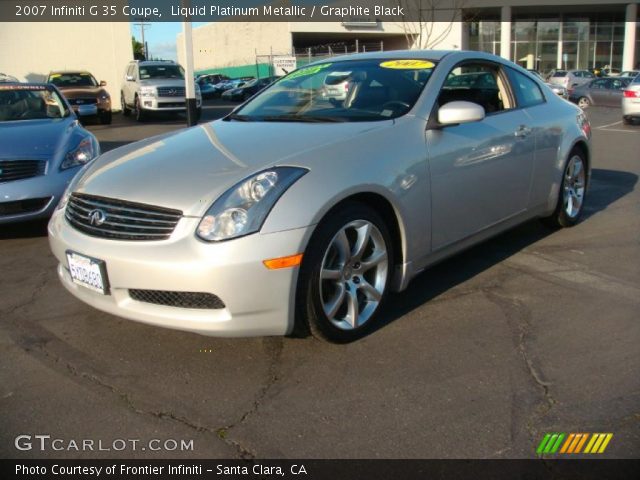 2007 Infiniti G 35 Coupe in Liquid Platinum Metallic