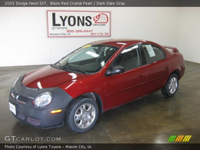 2003 Dodge Neon SXT in Blaze Red Crystal Pearl