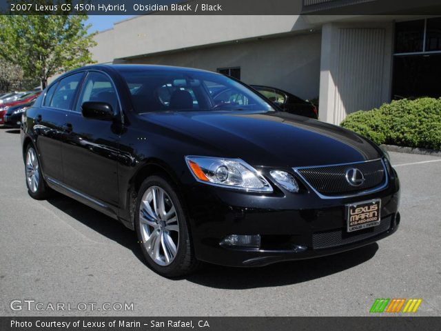 2007 Lexus GS 450h Hybrid in Obsidian Black