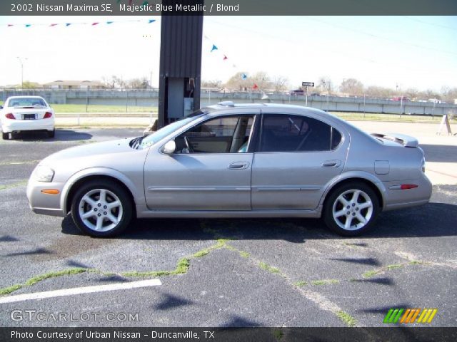 2002 Nissan Maxima SE in Majestic Blue Metallic