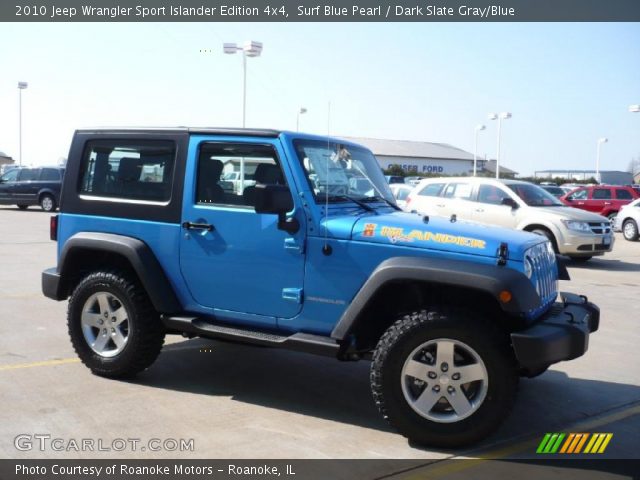 2010 Jeep Wrangler Sport Islander Edition 4x4 in Surf Blue Pearl