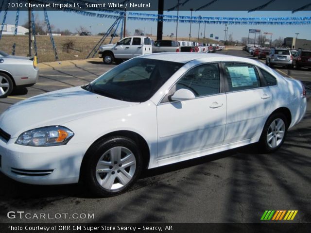2010 Chevrolet Impala LS in Summit White