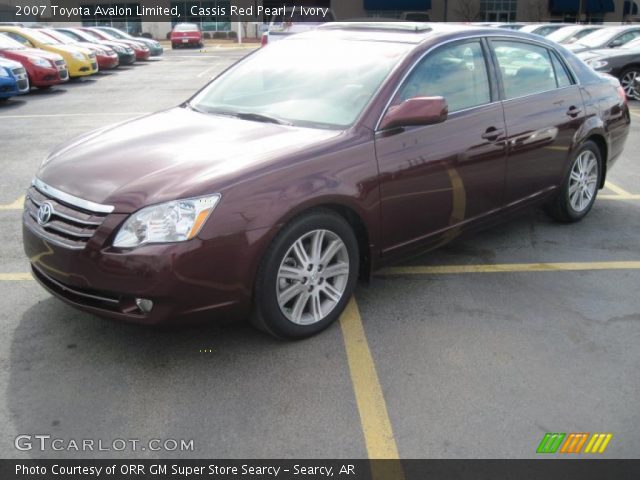 2007 Toyota Avalon Limited in Cassis Red Pearl
