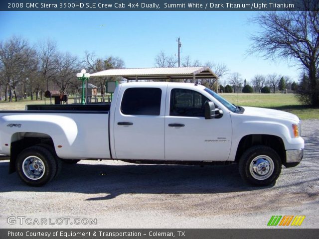 2008 GMC Sierra 3500HD SLE Crew Cab 4x4 Dually in Summit White