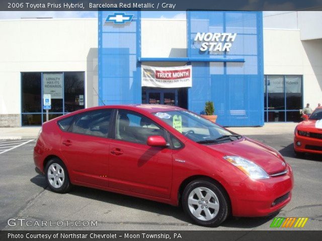 2006 Toyota Prius Hybrid in Barcelona Red Metallic