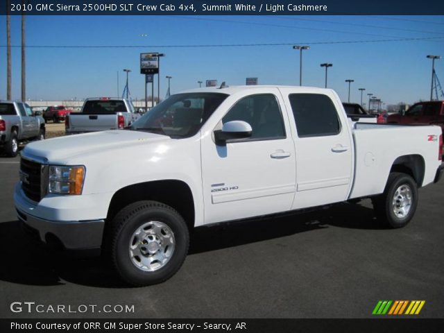 2010 GMC Sierra 2500HD SLT Crew Cab 4x4 in Summit White