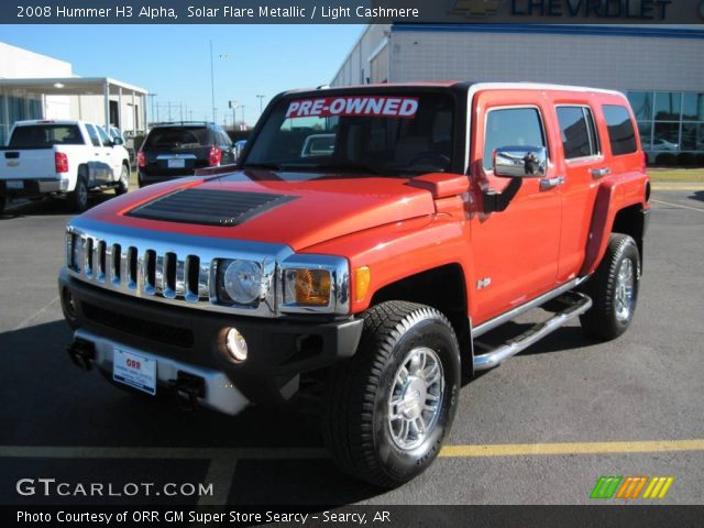 2008 Hummer H3 Alpha in Solar Flare Metallic