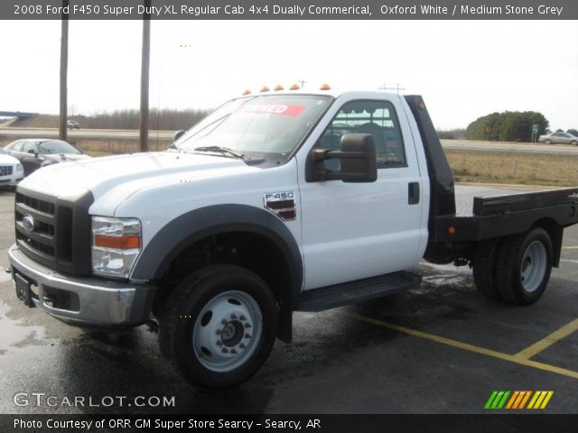 2008 Ford F450 Super Duty XL Regular Cab 4x4 Dually Commerical in Oxford White