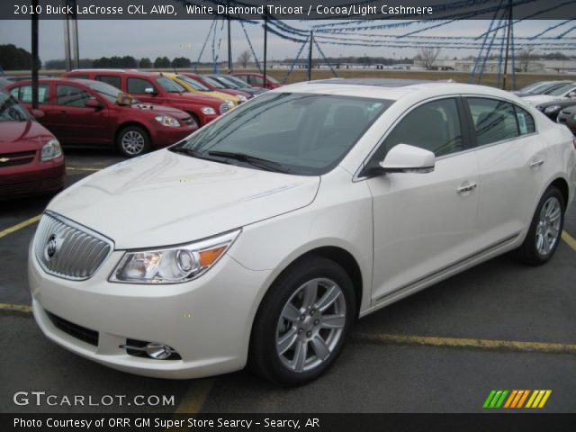 2010 Buick LaCrosse CXL AWD in White Diamond Tricoat