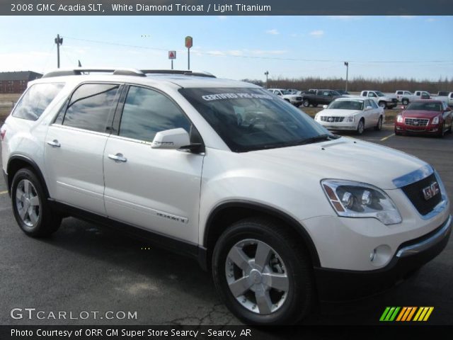 2008 GMC Acadia SLT in White Diamond Tricoat