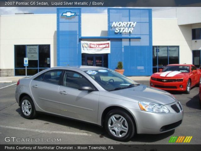 2007 Pontiac G6 Sedan in Liquid Silver Metallic