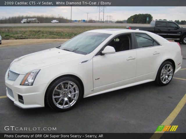 2009 Cadillac CTS -V Sedan in White Diamond Tri-Coat