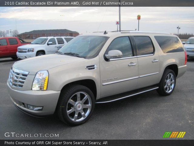 2010 Cadillac Escalade ESV Platinum AWD in Gold Mist