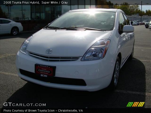 2008 Toyota Prius Hybrid in Super White